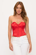 Oh Yes Jacquard corset top D7358