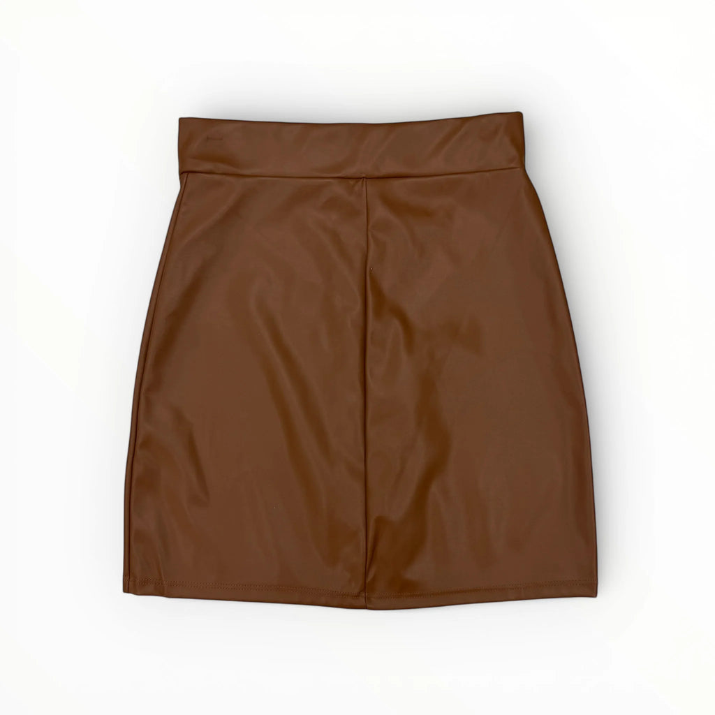 Scala Leather Mini Skirt